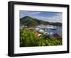 Us Virgin Islands, St, Thomas, Charlotte Amalie and Havensight Cruise Ship Dock, Caribbean-Gavin Hellier-Framed Photographic Print