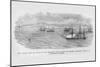 Us War Steamer "Mississippi" Fires on Confederate Vessel-Frank Leslie-Mounted Art Print
