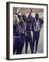 US Winning Team for the 4 X 100 Meter Relay at the Summer Olympics-George Silk-Framed Premium Photographic Print