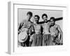 US Women's Gold Medal 400-Meter Relay Team at the Rome Olympics, 1960-null-Framed Photo