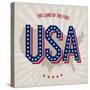 Usa Abstract Poster Design-pashabo-Stretched Canvas