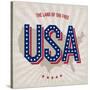 Usa Abstract Poster Design-pashabo-Stretched Canvas