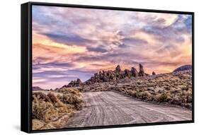 USA, Alabama Hills, California. Long Pine-Joe Restuccia III-Framed Stretched Canvas