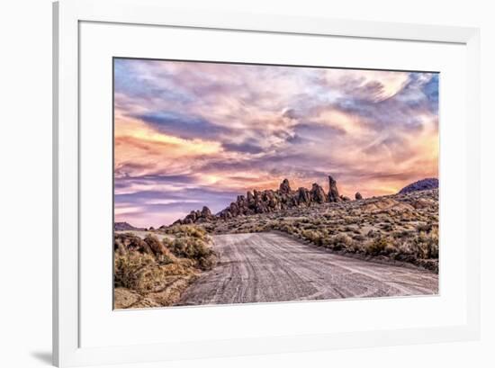 USA, Alabama Hills, California. Long Pine-Joe Restuccia III-Framed Premium Photographic Print