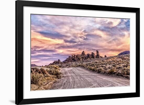 USA, Alabama Hills, California. Long Pine-Joe Restuccia III-Framed Premium Photographic Print