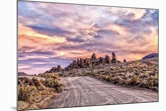 USA, Alabama Hills, California. Long Pine-Joe Restuccia III-Mounted Premium Photographic Print