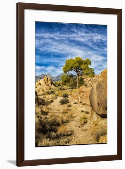 USA, Alabama Hills, California. Long Pine-Joe Restuccia III-Framed Premium Photographic Print