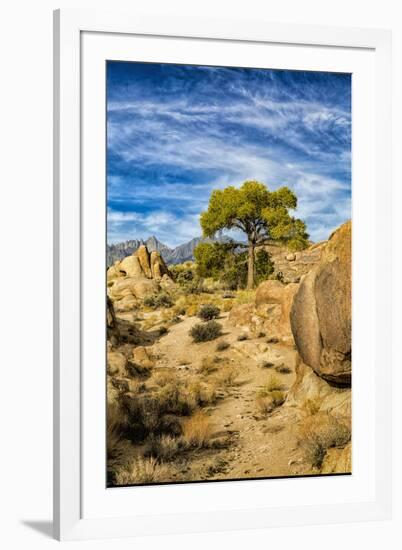 USA, Alabama Hills, California. Long Pine-Joe Restuccia III-Framed Premium Photographic Print