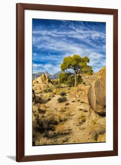 USA, Alabama Hills, California. Long Pine-Joe Restuccia III-Framed Premium Photographic Print