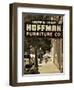 USA, Alabama, Mobile, Dauphin Street, Old Neon Sign for Hoffman Furniture-Walter Bibikow-Framed Photographic Print