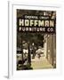 USA, Alabama, Mobile, Dauphin Street, Old Neon Sign for Hoffman Furniture-Walter Bibikow-Framed Photographic Print