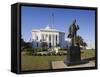 USA, Alabama, Montgomery, Alabama State Capitol, Police Monument-Walter Bibikow-Framed Stretched Canvas