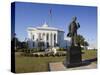 USA, Alabama, Montgomery, Alabama State Capitol, Police Monument-Walter Bibikow-Stretched Canvas