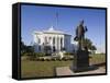 USA, Alabama, Montgomery, Alabama State Capitol, Police Monument-Walter Bibikow-Framed Stretched Canvas