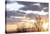 USA, Alaska, Anchorage, sunset from hillside-Savanah Stewart-Stretched Canvas