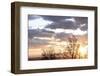 USA, Alaska, Anchorage, sunset from hillside-Savanah Stewart-Framed Photographic Print