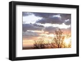 USA, Alaska, Anchorage, sunset from hillside-Savanah Stewart-Framed Photographic Print