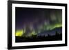 USA, Alaska, Aurora borealis and stars.-Jaynes Gallery-Framed Photographic Print