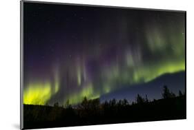 USA, Alaska, Aurora borealis and stars.-Jaynes Gallery-Mounted Photographic Print