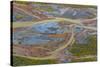 USA, Alaska, Brooks Range, Arctic National Wildlife Refuge. Aerial of Ivishak River.-Jaynes Gallery-Stretched Canvas