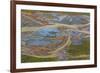 USA, Alaska, Brooks Range, Arctic National Wildlife Refuge. Aerial of Ivishak River.-Jaynes Gallery-Framed Photographic Print
