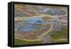 USA, Alaska, Brooks Range, Arctic National Wildlife Refuge. Aerial of Ivishak River.-Jaynes Gallery-Framed Stretched Canvas