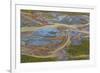 USA, Alaska, Brooks Range, Arctic National Wildlife Refuge. Aerial of Ivishak River.-Jaynes Gallery-Framed Premium Photographic Print