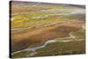 USA, Alaska, Brooks Range, Arctic NWR. Aerial of braided river and tundra.-Jaynes Gallery-Stretched Canvas