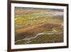 USA, Alaska, Brooks Range, Arctic NWR. Aerial of braided river and tundra.-Jaynes Gallery-Framed Photographic Print