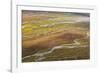 USA, Alaska, Brooks Range, Arctic NWR. Aerial of braided river and tundra.-Jaynes Gallery-Framed Photographic Print