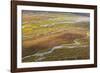 USA, Alaska, Brooks Range, Arctic NWR. Aerial of braided river and tundra.-Jaynes Gallery-Framed Photographic Print