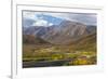 USA, Alaska, Brooks Range. Landscape with Trans-Alaska Pipeline and highway.-Jaynes Gallery-Framed Photographic Print