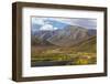 USA, Alaska, Brooks Range. Landscape with Trans-Alaska Pipeline and highway.-Jaynes Gallery-Framed Photographic Print