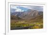 USA, Alaska, Brooks Range. Landscape with Trans-Alaska Pipeline and highway.-Jaynes Gallery-Framed Photographic Print