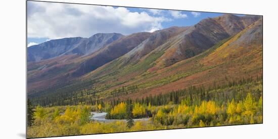 USA, Alaska, Brooks Range. Mountain landscape with stream.-Jaynes Gallery-Mounted Photographic Print