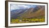 USA, Alaska, Brooks Range. Mountain landscape with stream.-Jaynes Gallery-Framed Photographic Print