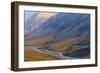 USA, Alaska, Brooks Range. Truck on highway near Atigun Pass.-Jaynes Gallery-Framed Photographic Print