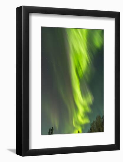 USA, Alaska, Central Alaska, Aurora, Northern Lights-Cathy & Gordon Illg-Framed Photographic Print