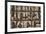 USA, Alaska. Collection of old traps hang on log cabin wall.-Jaynes Gallery-Framed Premium Photographic Print