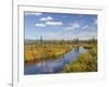 USA, Alaska, Dalton Highway. Landscape with Kanuti River.-Jaynes Gallery-Framed Photographic Print