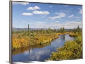 USA, Alaska, Dalton Highway. Landscape with Kanuti River.-Jaynes Gallery-Framed Photographic Print