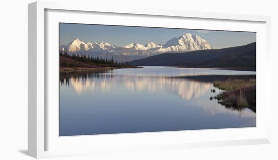 USA, Alaska, Denali, Mt. McKinley from Wonder Lake-John Ford-Framed Photographic Print