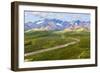 USA, Alaska, Denali National Park. Mountain landscape with Polychrome Pass.-Jaynes Gallery-Framed Photographic Print