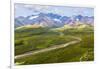 USA, Alaska, Denali National Park. Mountain landscape with Polychrome Pass.-Jaynes Gallery-Framed Photographic Print