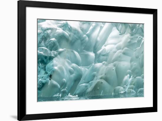 USA, Alaska, Endicott Arm. Detail of iceberg shapes.-Jaynes Gallery-Framed Premium Photographic Print