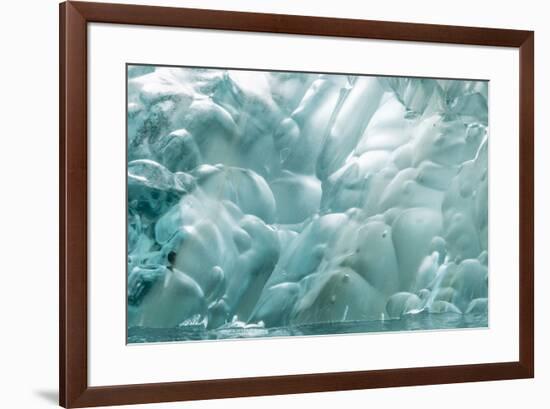 USA, Alaska, Endicott Arm. Detail of iceberg shapes.-Jaynes Gallery-Framed Premium Photographic Print