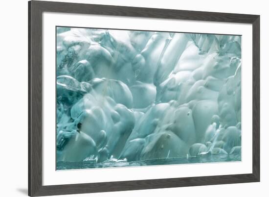 USA, Alaska, Endicott Arm. Detail of iceberg shapes.-Jaynes Gallery-Framed Premium Photographic Print