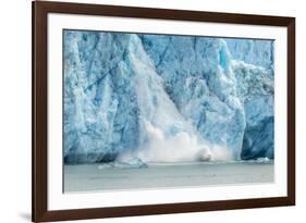 USA, Alaska, Endicott Arm of Dawes Glacier calving.-Jaynes Gallery-Framed Premium Photographic Print