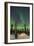 USA, Alaska, Fairbanks. a Quinzee Snow Shelter and Aurora Borealis-Cathy & Gordon Illg-Framed Photographic Print