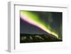 USA, Alaska, Fairbanks. Aurora borealis at night.-Jaynes Gallery-Framed Photographic Print